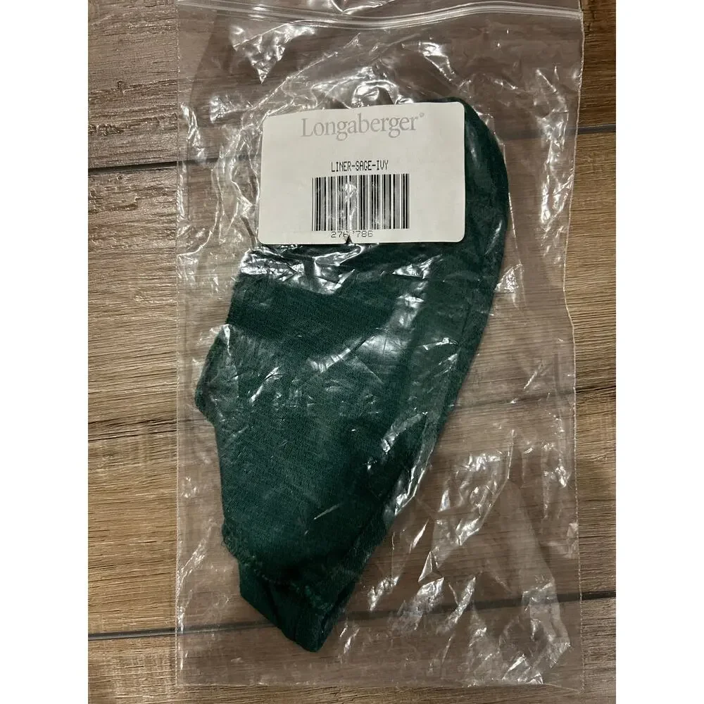 Longaberger Sage Booking Basket Liner - IVY‎ GREEN NEW